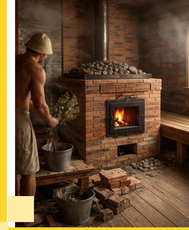 Кирпичные банные печи в Кимовске от 92772 р. | ЭриданКмв