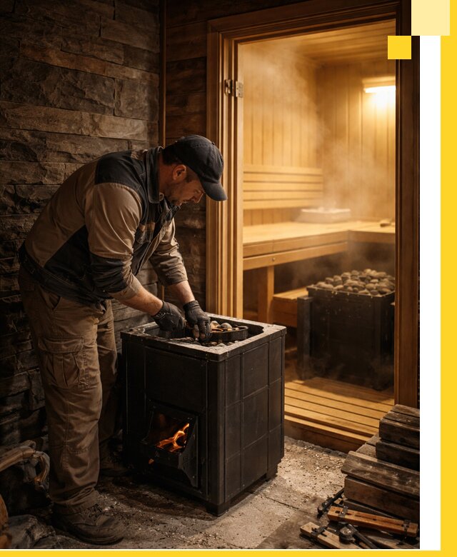 Строительство бани с сауной под ключ в Кимовске от проекта до сдачи