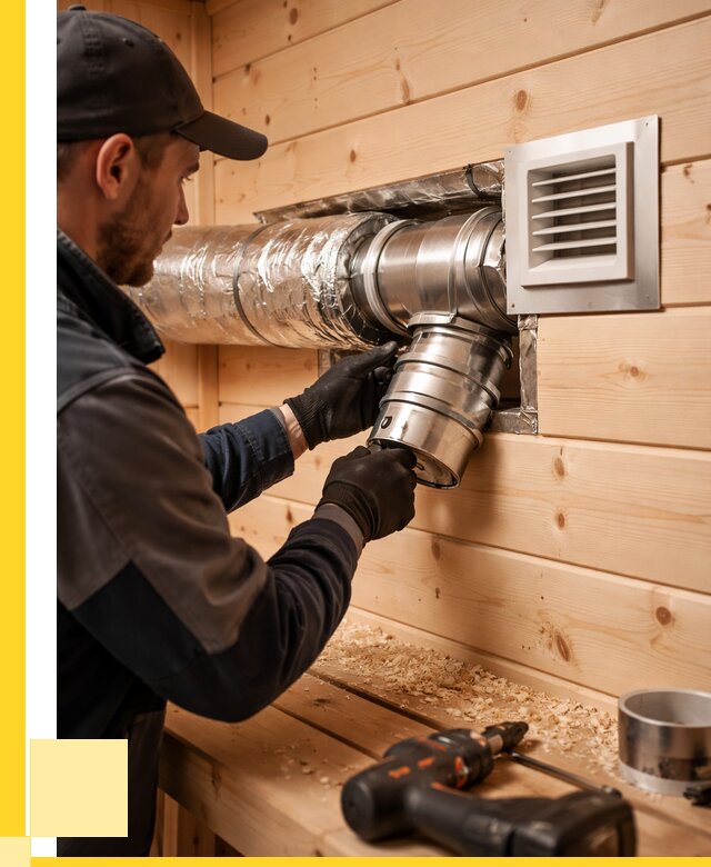 Монтаж вентиляции бани в Кимовске от 12370 р. | ЭриданКмв