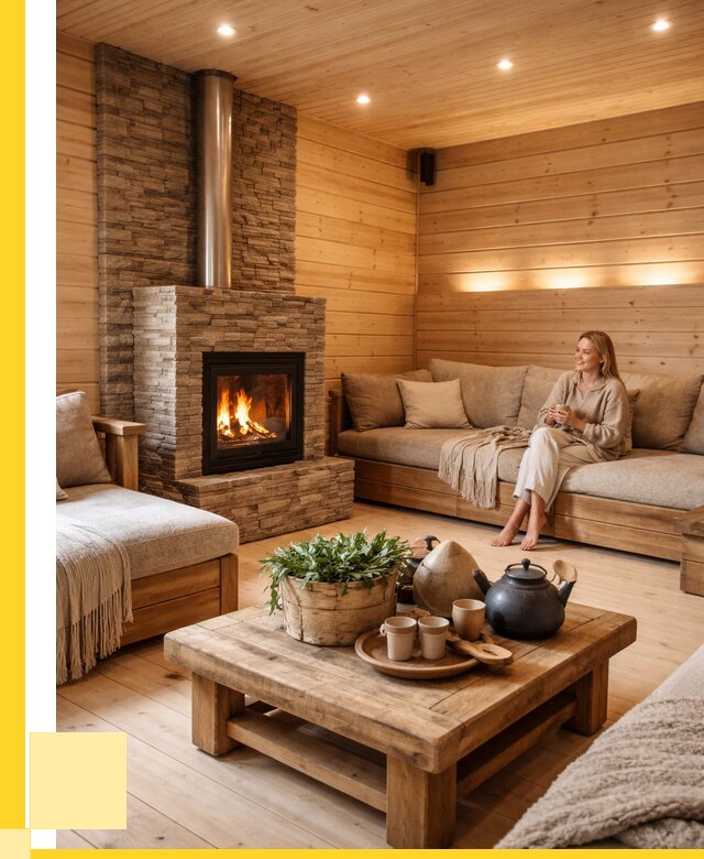 Проект бани с комнатой отдыха в Кимовске от 36078 р. | ЭриданКмв