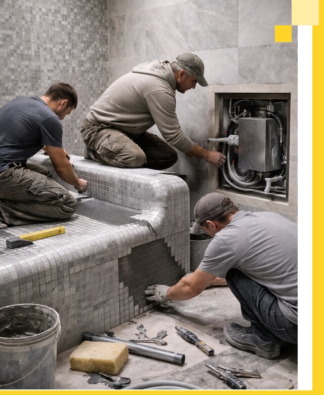 Проекты хамамов под ключ в Кимовске и дизайн и строительство