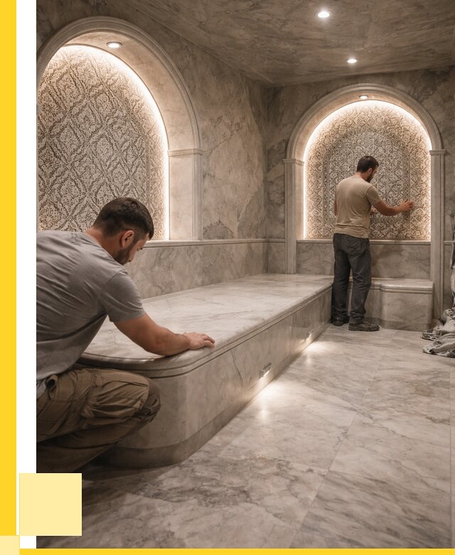 Турецкие бани под ключ в Кимовске от 257700 р. | ЭриданКмв