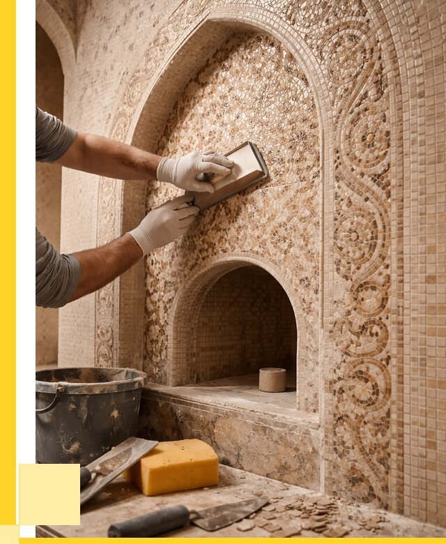 Мозаика для хамама в Кимовске под ключ от 5154 р. | ЭриданКмв